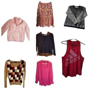 7 Piece Ladies Medium Shirt Bundle